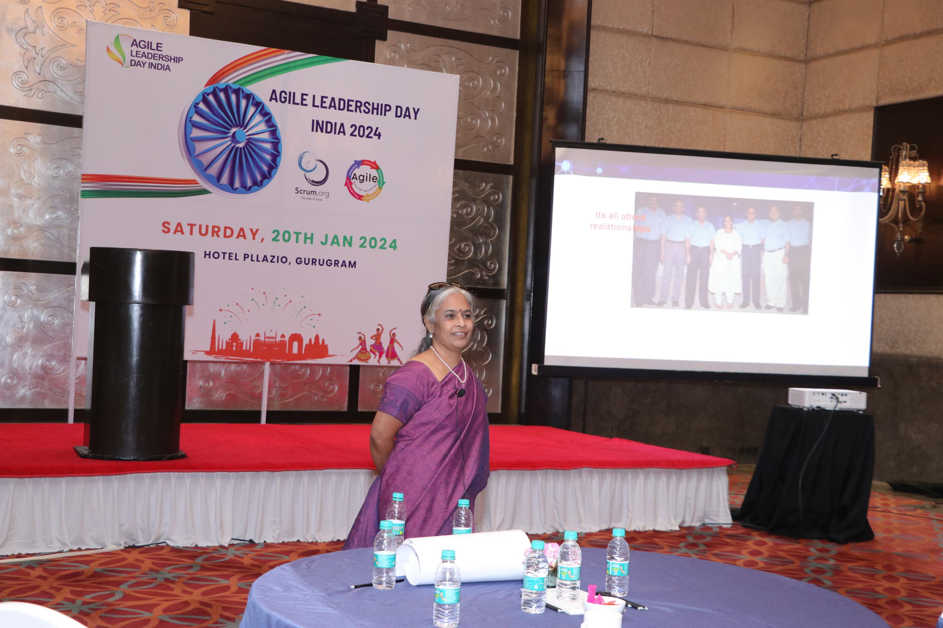 Geetha Kannan engaging with the audience