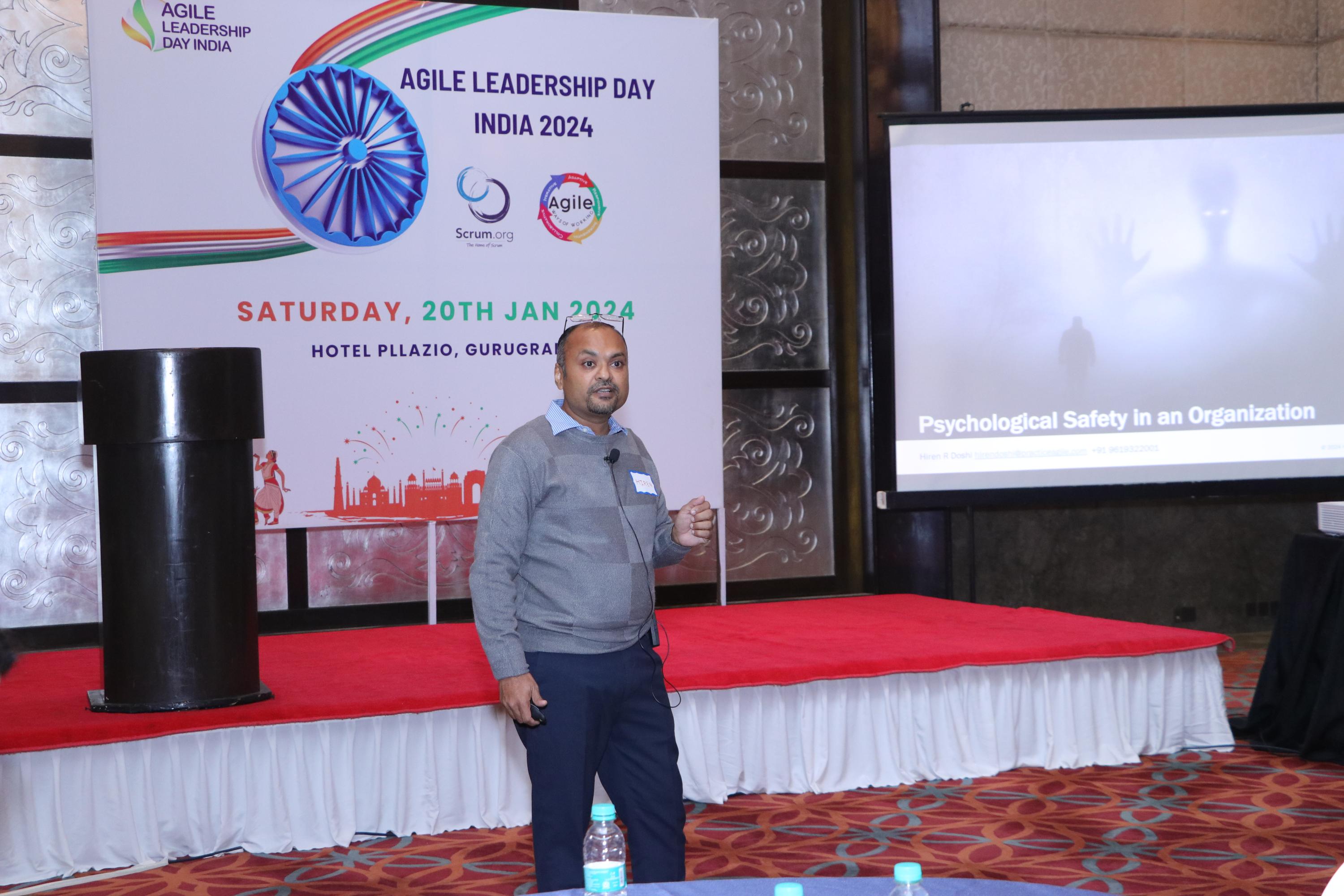 Hiren Doshi emphasizing leadership vulnerability