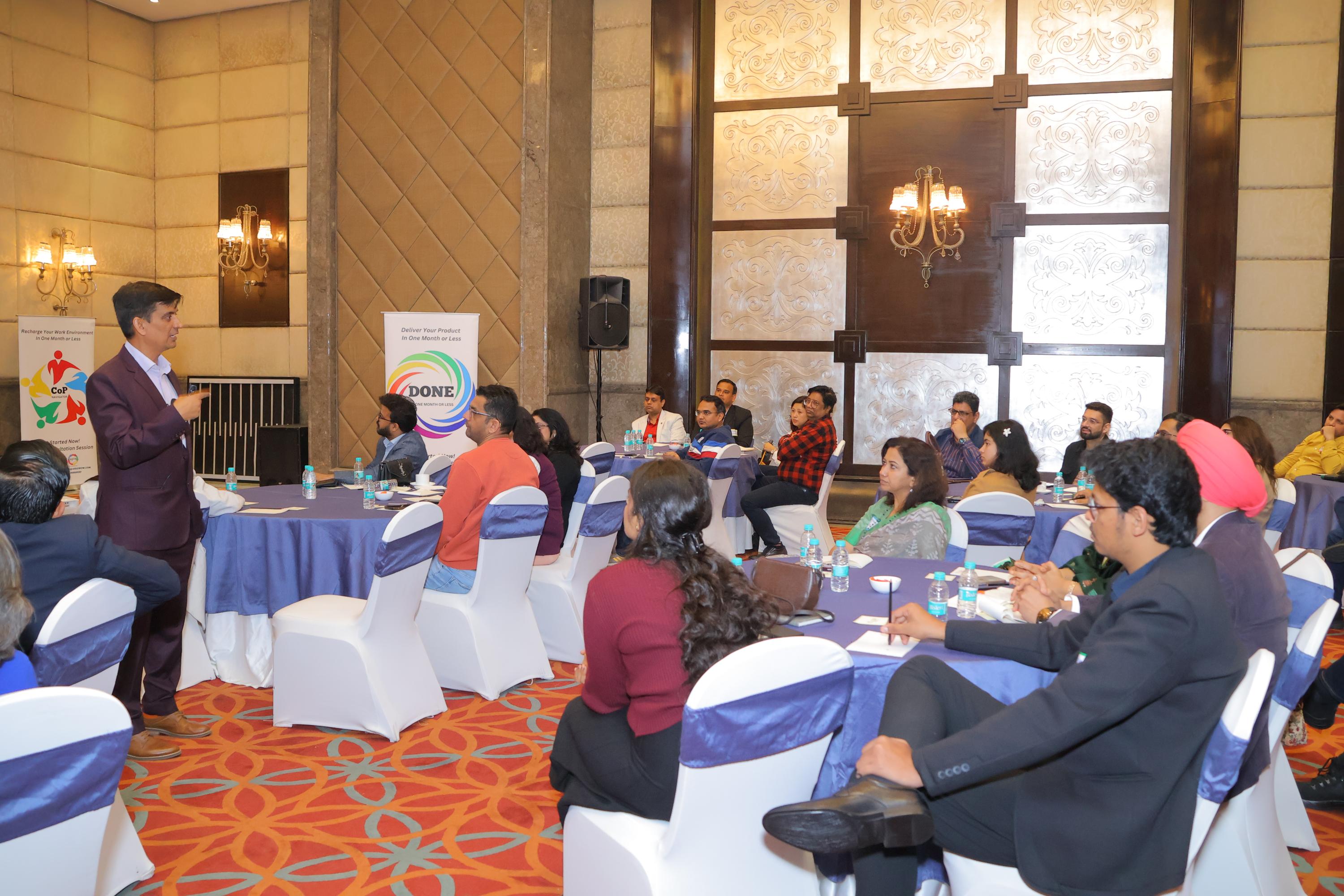 Sanjay Saini explaining the three types of empathy at ALDI 2025
